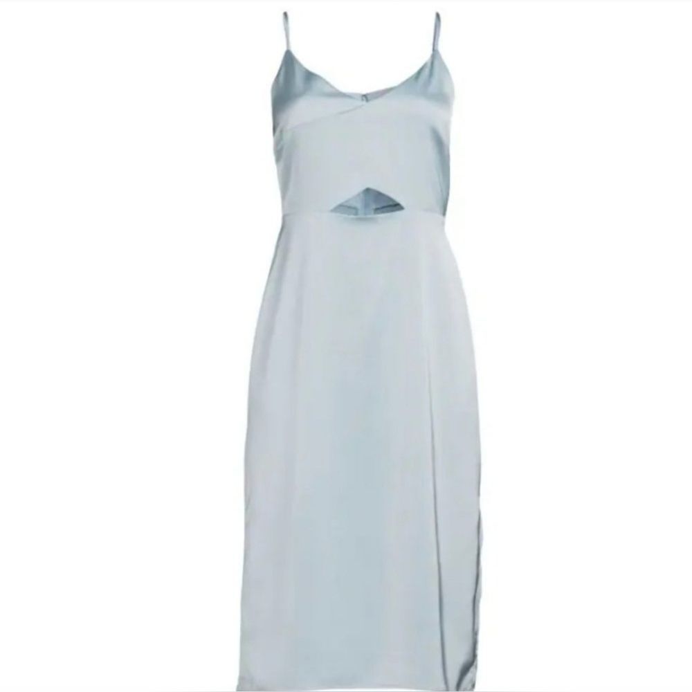 SAM EDELMAN Cutout Satin Slip Dress - Size 12